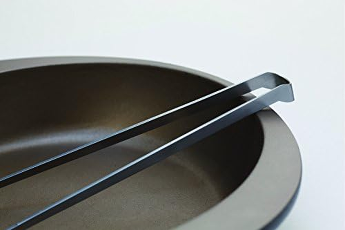 Yoshikawa Eatoco AS0029 Vegetable Chopsticks, Tongs, Pottery, Fry, Stainless Steel, Width 0.7 X Length 9.8 Inches (1.7 X 25 Cm) image number 1