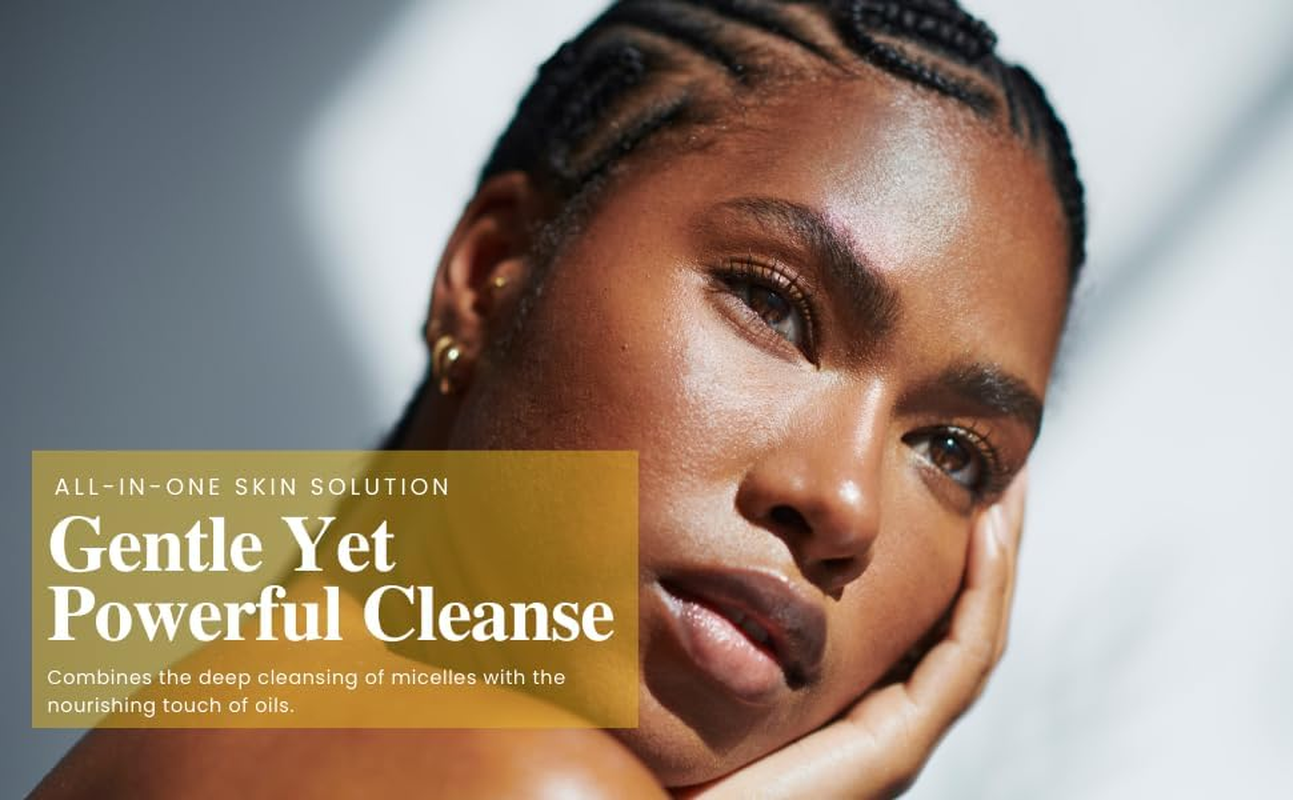 Raslok Micellar Cleansing Water (Oil Infused) &ndash; Gently Removes Makeup, Cleanses & Moisturizes &ndash; for Face, Eyes & Lips &ndash; Alcohol-Free, Paraben-Free &ndash; All Skin Types &ndash; 200Ml / 6.76 Fl.Oz