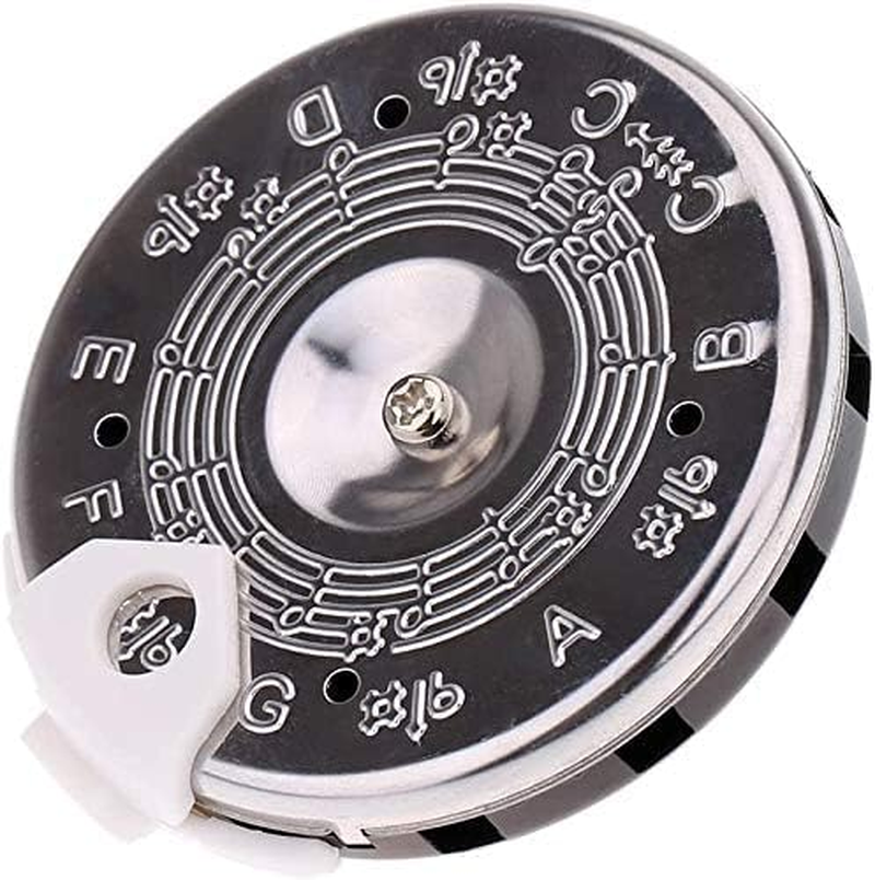 13 Tone Pitch Pipe Tuner C-C Pitch Pipe Tuning Devices Circular Pitch Pipe Tuner Chromatic Pitch Tuner for Violin Ukulele Guitar Mandolin Banjo Bass ，Sensitive Chromatic 13 Pitch Pipe Tuner image number 1