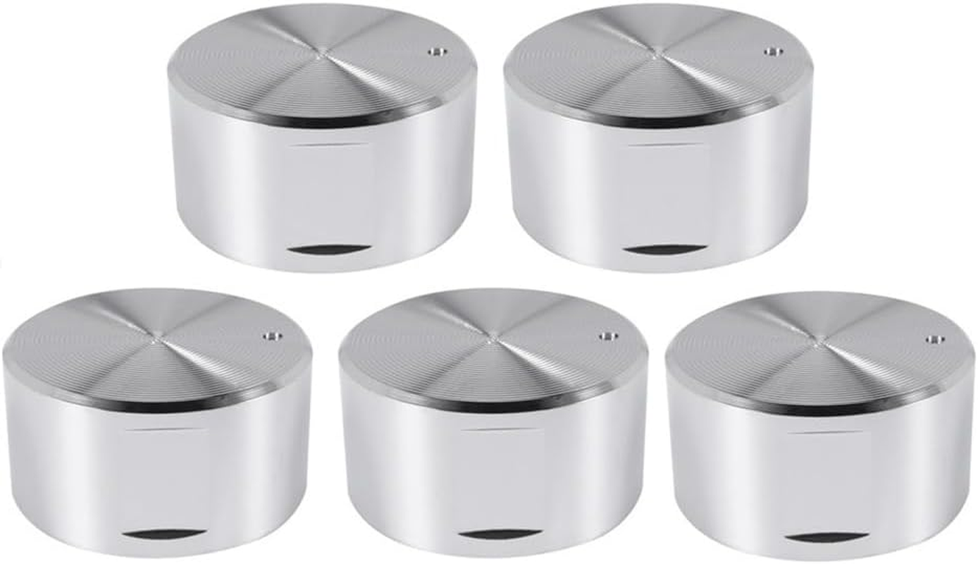 5 Pcs Metal Gas Stove Knobs 8Mm Cooker Control Range Oven Knob Burner Knob Gas Hob Switch Replacement Parts