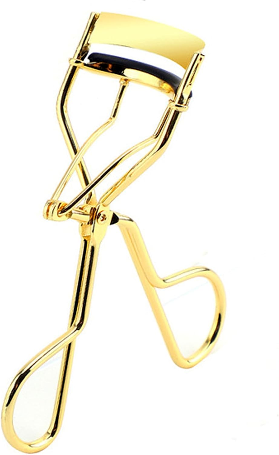 Portable Eyelash Curler - Wide-Angle Carbon Steel Lash Curler, Durable Eyelash Curling Tool for Natural Long-Lasting Lift, Compact & Lightweight