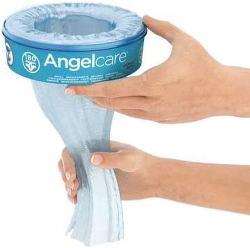Angelcare Nappy Disposal System Refill Cassette, 1 Count (Pack of 2)