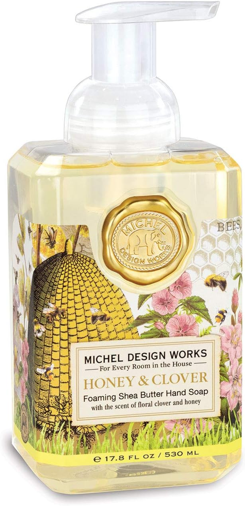 Michel Design Works Foaming Hand Soap, Honey & Clover image number 1