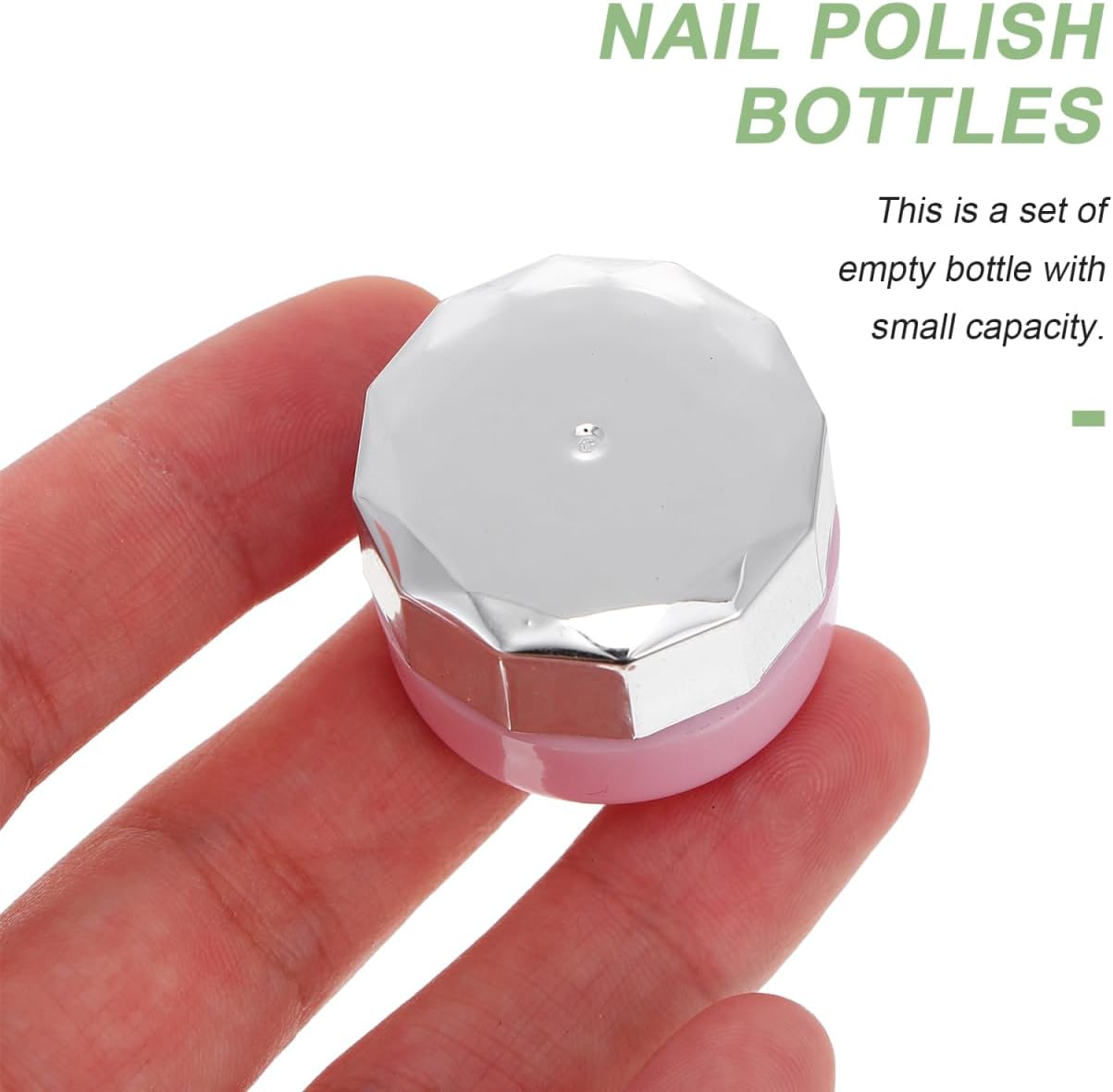NIYANGLE 12 Pcs Nail Polish Bottle Gel Clear Container Mini Container with Lid Jars Bottles Empty Jar Plastic image number 4