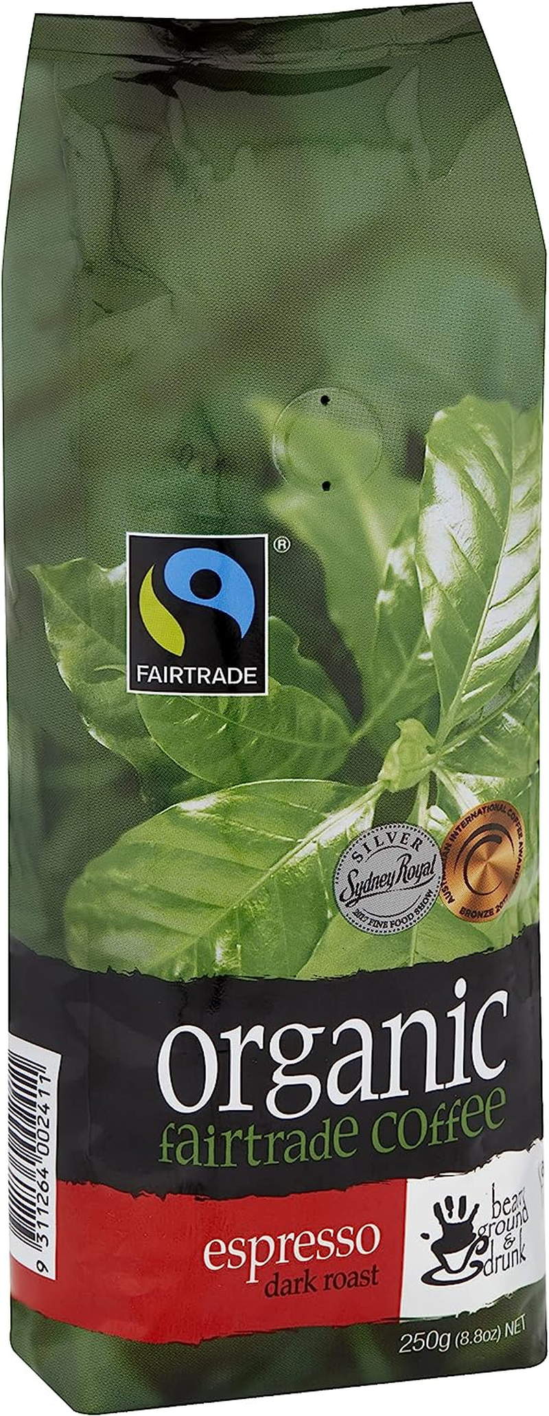 Bean Ground & Drunk Coffee Beans Espresso 250G image number 2