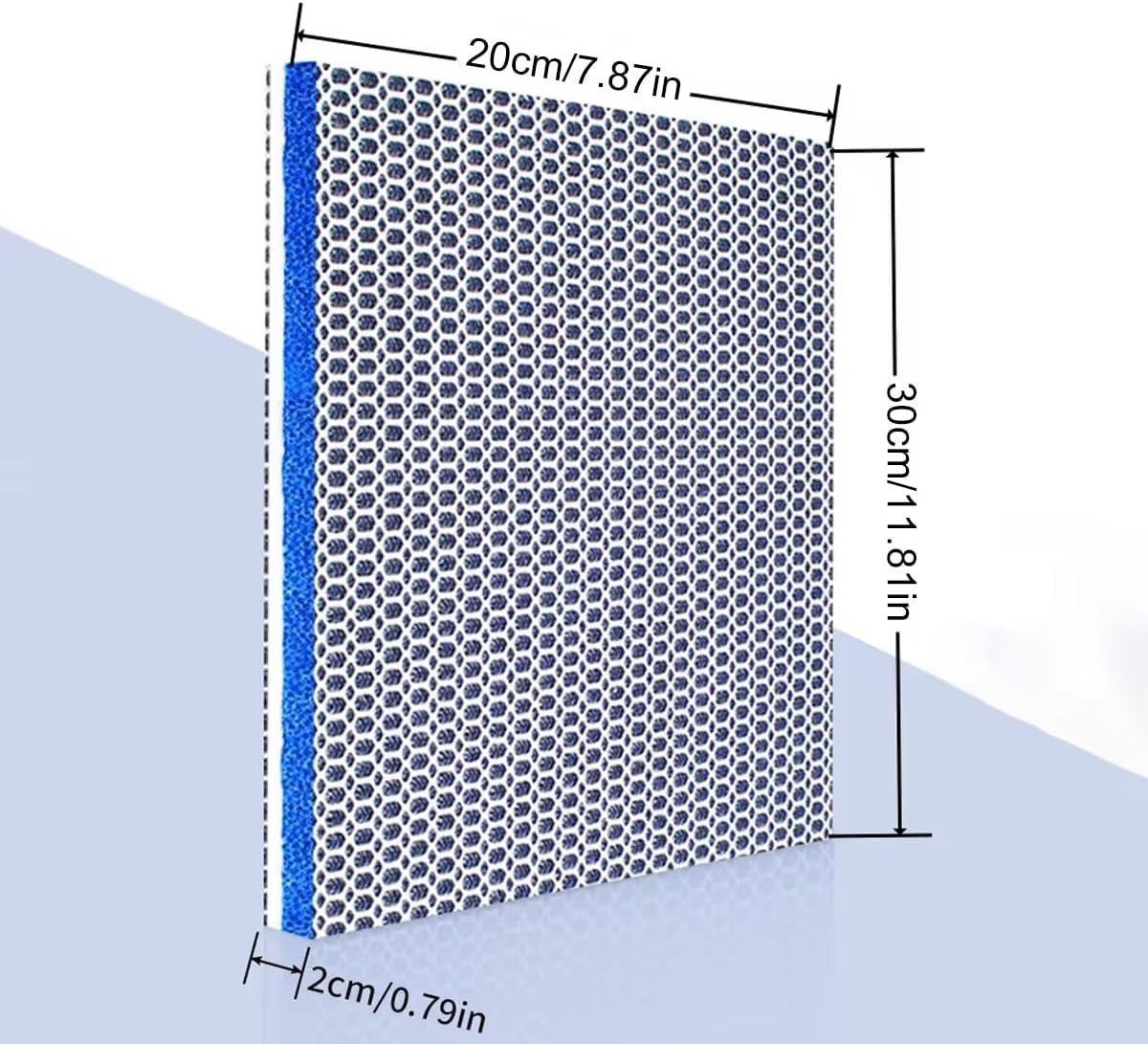 AIMALL Fish Tank Filter Cotton 8D Water Purification Biochemical Sponge, High-Density Thickening Upper Filter, 7.87"X11.81"X0.79", for Aquarium Water Cleaning image number 6