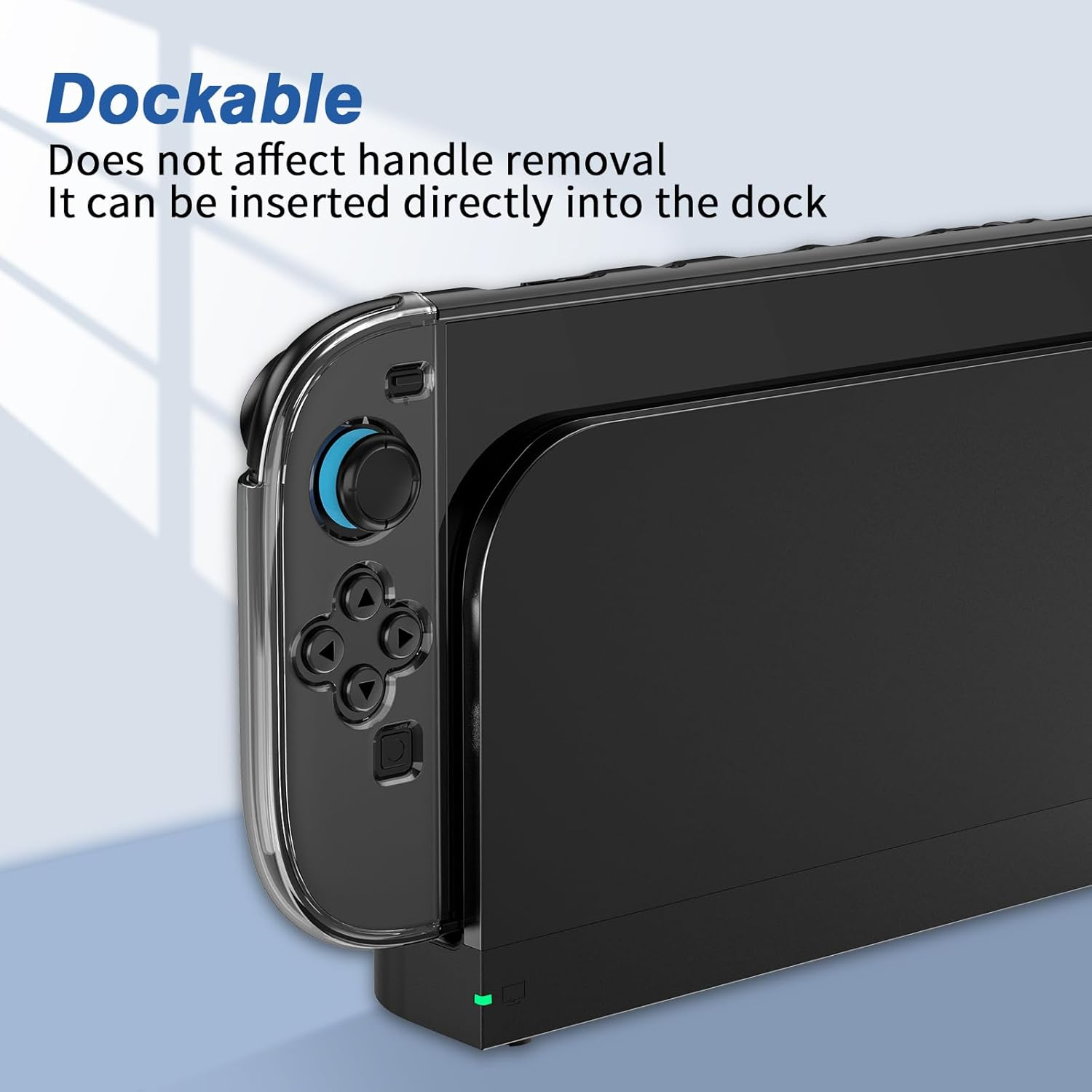 HEYSTOP Cover for Nintendo Switch 2 Dockable PC Protective Case Clear Protective Case with Tempered Film and Thumb Grips for Nintendo Switch 2 Controller Accessories image number 6