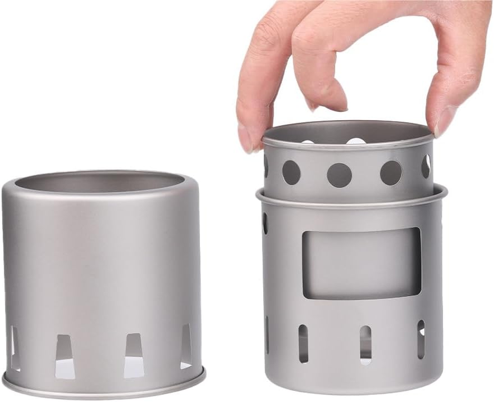 Xinyee Portable Wood Burning Stove Folding Camping Stove Backpacking Stove for Outdoor Hiking