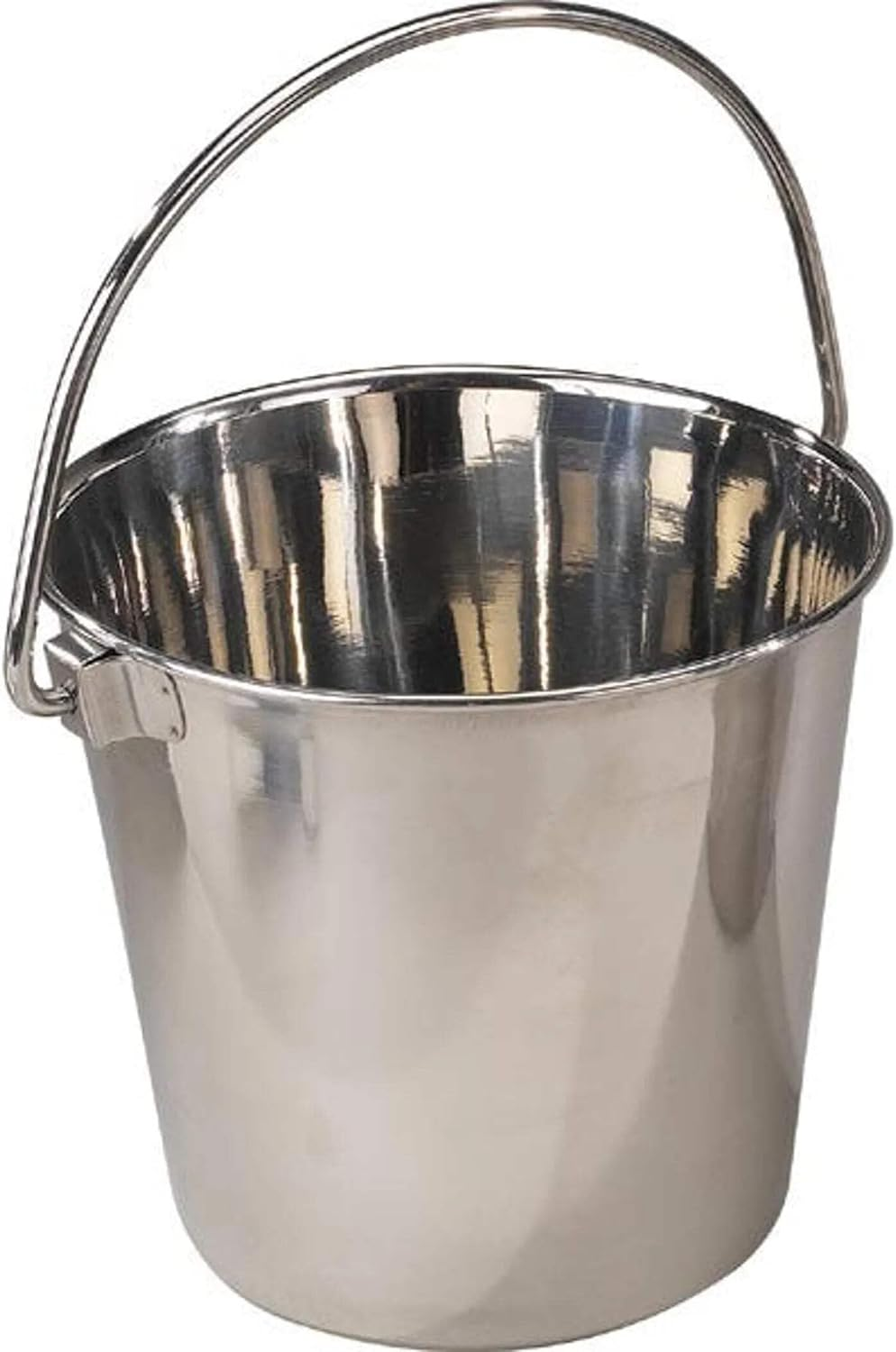 Proselect Heavy Duty Stainless Steel Pails &mdash; Durable Pails for Kennels and Farms - 6", 2-Quart