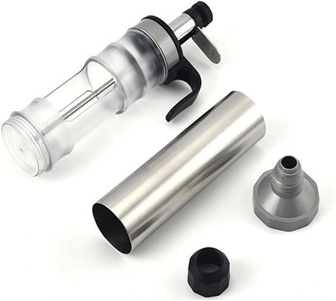 Limcryspp Stainless Steel Cake Decorating Kit,Icing Decoration Gun Set, Buttercream Frosting Piping Tool,6 Pcs Piping Icing Nozzles Cupcake Filling Injector Cake Icing Tool for Baking (Black) image number 3