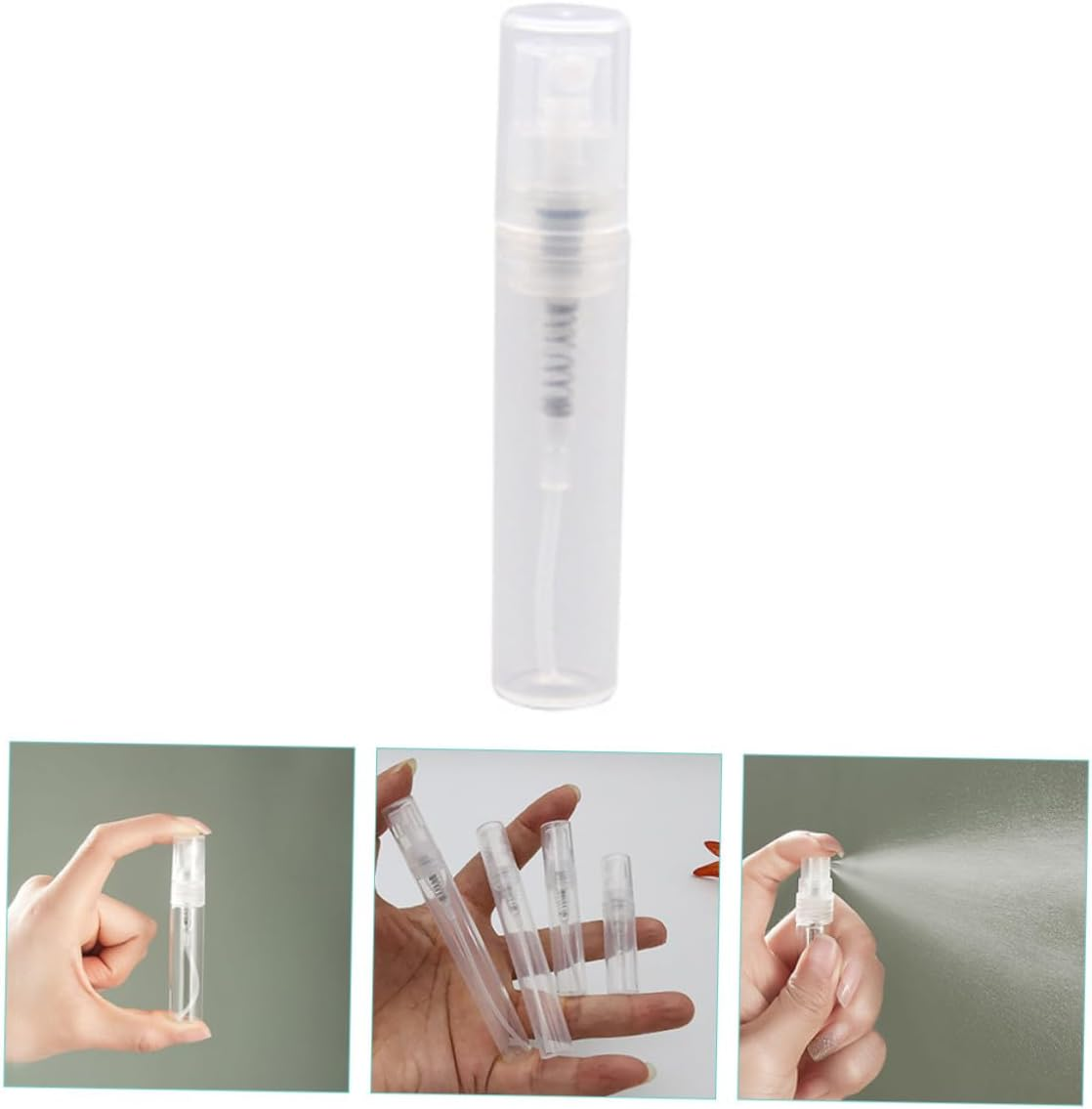 HEATSHAKING 3Ml Plastic Perfume Spray Bottles 30Pcs Travel Sub Containers Lightweight Refillable Mini Bottles Suitable for Perfume Storage and Travel Use image number 5