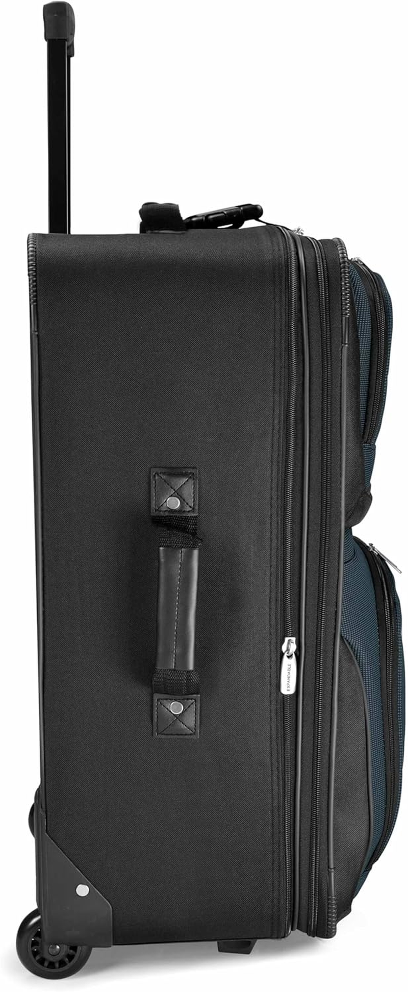 Traveler'S Choice Amsterdam 25-Inch Expandable Rolling Upright, Navy (Blue) - TS6950N25 image number 4