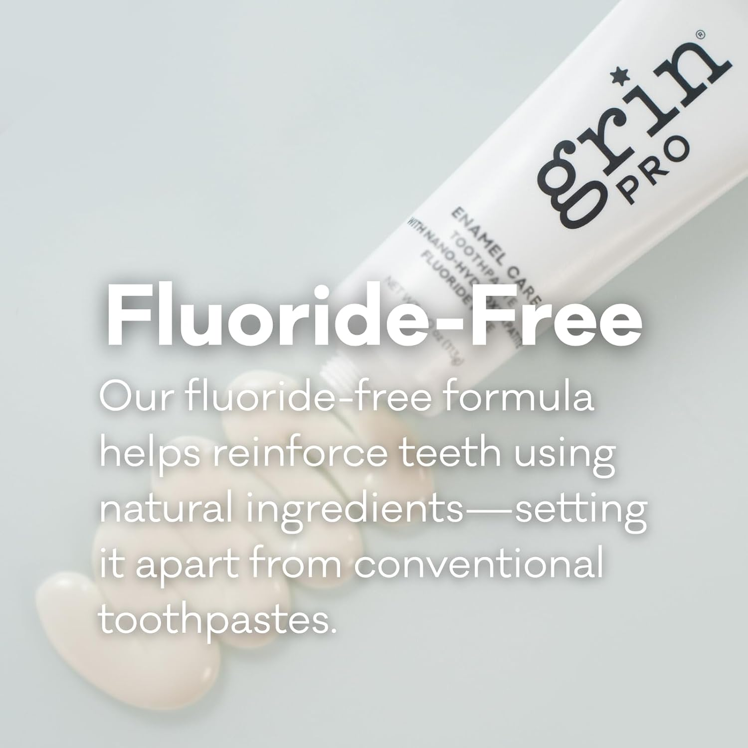 Grin Pro Enamel Care Nano-Hydroxyapatite Toothpaste, Fluoride Free, Designed for Sensitive Teeth, Helps Remineralize, 4 Oz, Natural Ingredients, New Zealand Manufactured (Pack of 2) image number 5