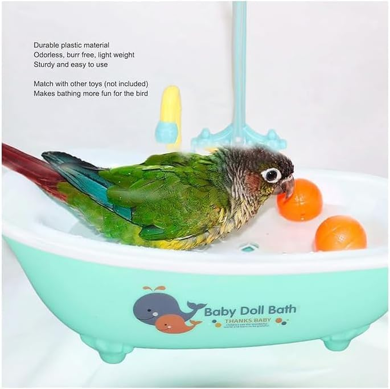Parrot Automatic Shower Bathtub,Bird Bath Tub Bird Shower Bath with Faucet,Automatic Parrot Bathtub Bird Shower Bathtub,Automatic Parrot Bathtub Bird Shower Bathtub,Automatic Bird Bathtub Pet Bath Tub image number 5