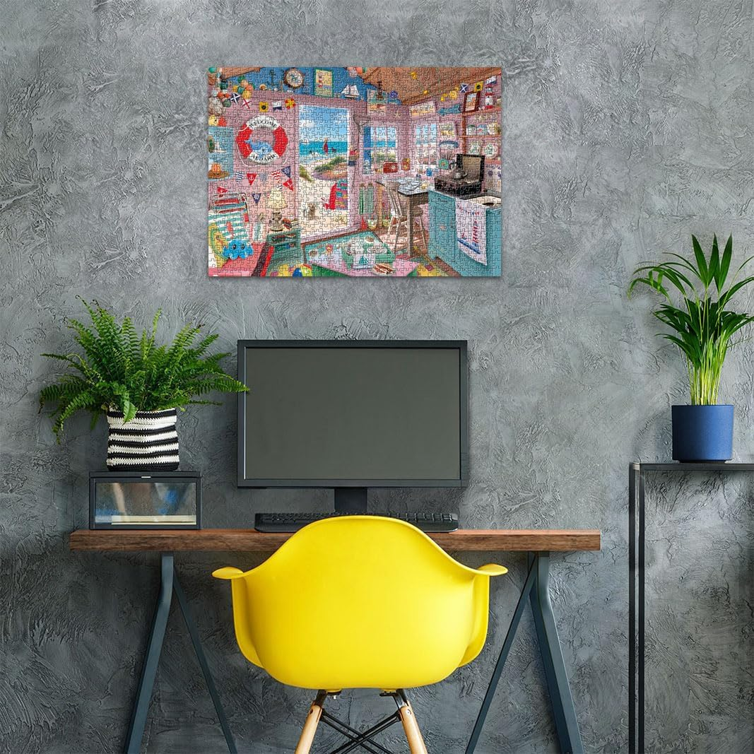 Ravensburger My Haven No 7 the Beach Hut Jigsaw Puzzle (1000 Pieces) image number 5