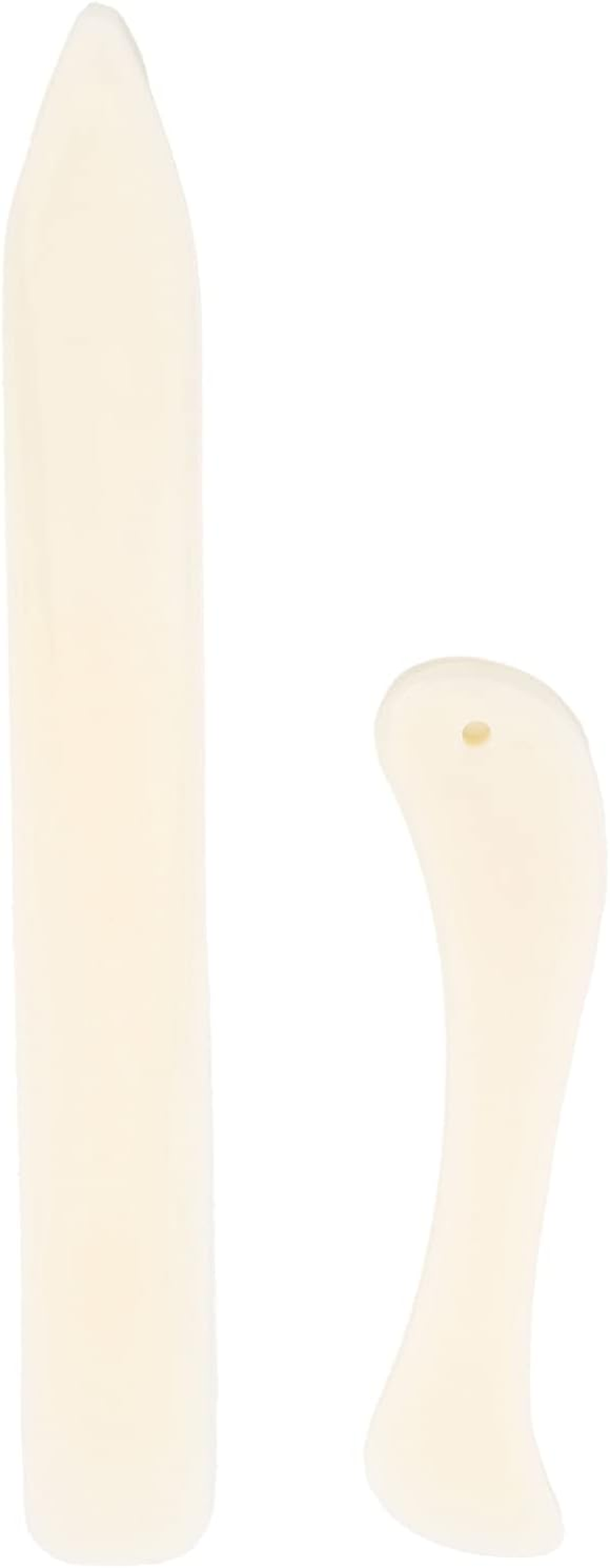 Fdit 2Pcs Bone Folder Set, Professional Scoring & Creasing Tools for Bookbinding, Card Making, Scrapbooking & Paper Crafts, Smooth Plastic Paper Tool for DIY Arts & Crafts image number 2