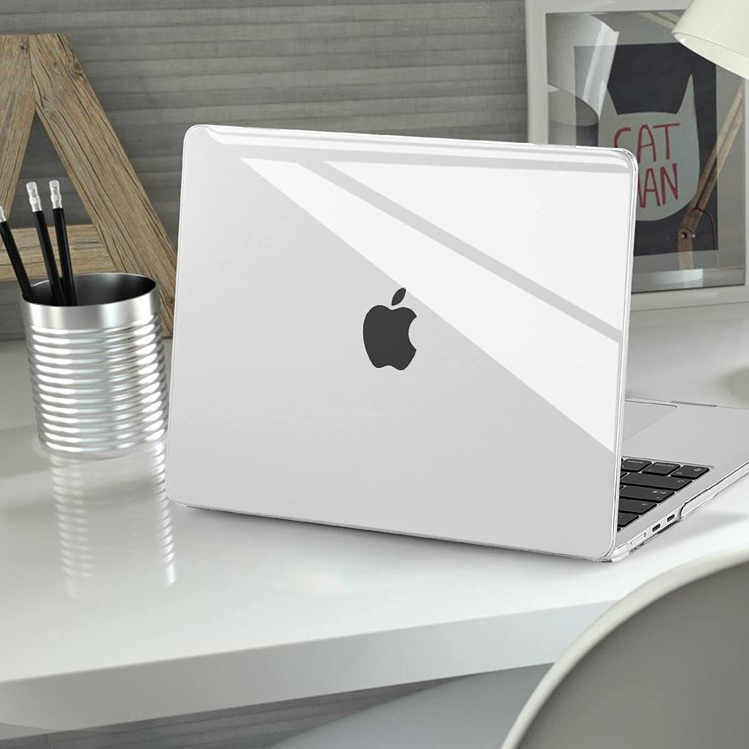 Blueswan Compatible with Macbook Air 15 Inch Case 2024 2023 A3114 A2941 with M3 M2 Chip 15.3" Liquid Retina Display, Protective Plastic Hard Shell Case, Clear image number 5