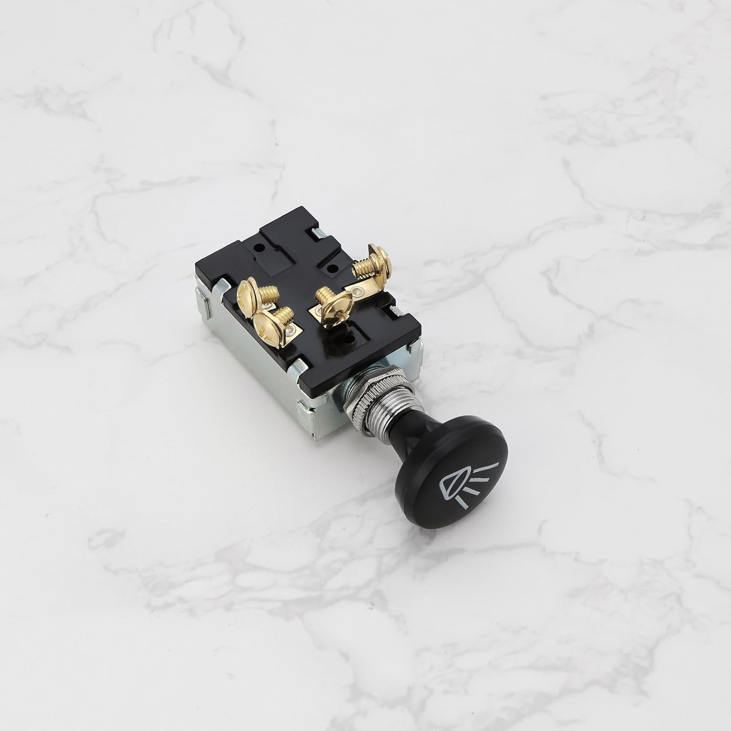 VGOL 30A 12V DC 3 Positions Push Pull Switch Car Light Switch Off/On/On for Dash Lights Parking Lights Head Lights Latching Vehicle Tractors Agricultural Construction Machinery image number 1