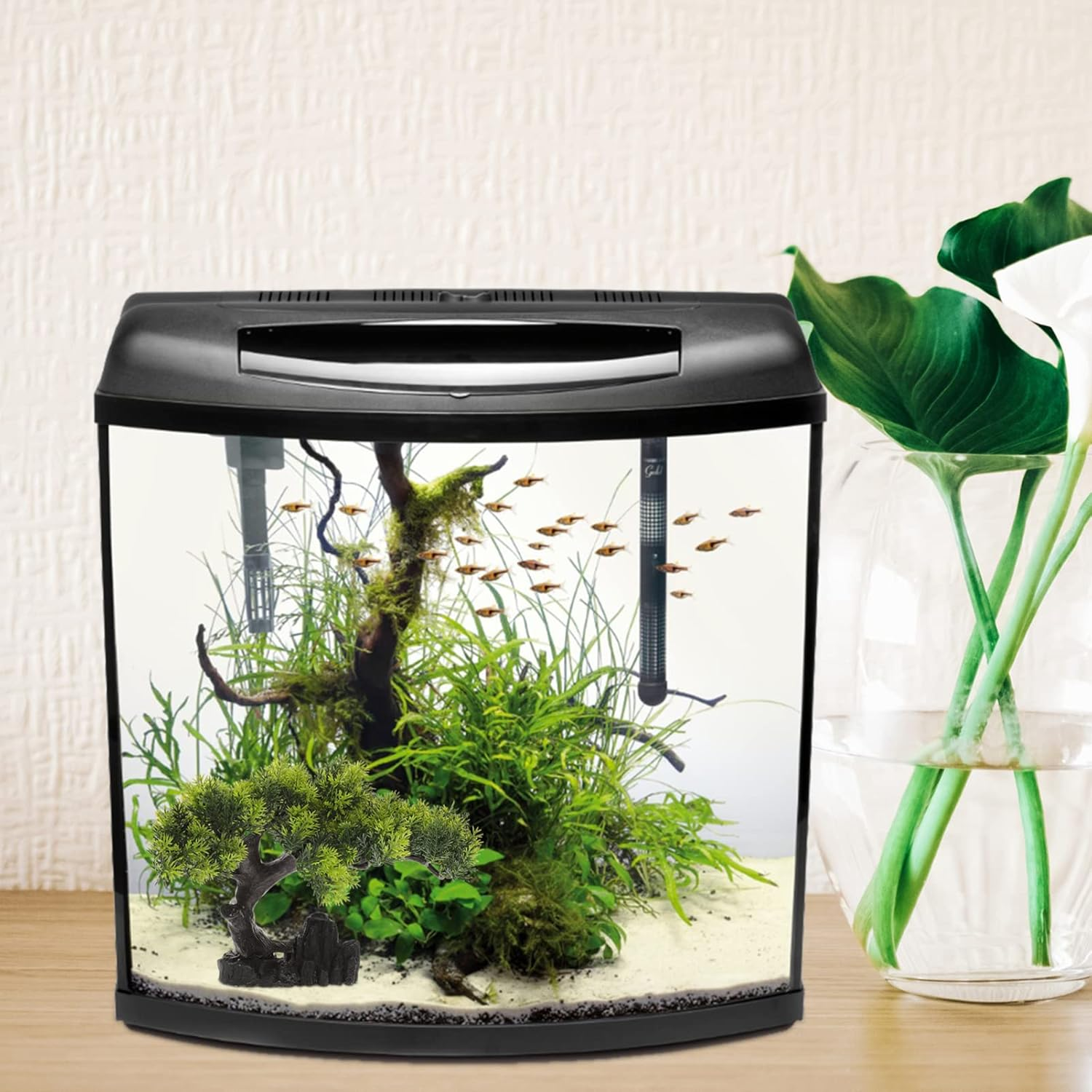 Mipcase Water Plants Decoration for Fish Bowl Aquarium Live Fresh Plants for Small Aquarium Decorations and Fish Tank Garden image number 5