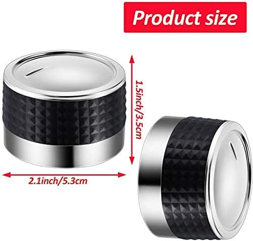 Mudder 4 Pieces Gas Grill Knob BBQ Control Knobs Replacement Rotating Switch Gas Stove Cooker Chrome Control Knob with D Valve Stainless Steel round Knob for Gas Grill Stove Party image number 2