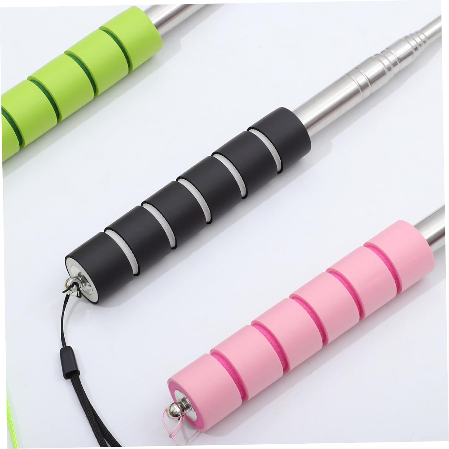 GANAZONO 3Pcs Retractable Car Window Squeegee and Side Mirror Cleaner Brush Set, Telescopic Handle Windshield Cleaner for Automotive Glass, Car Exterior Cleaning Tool for Home and Travel image number 3