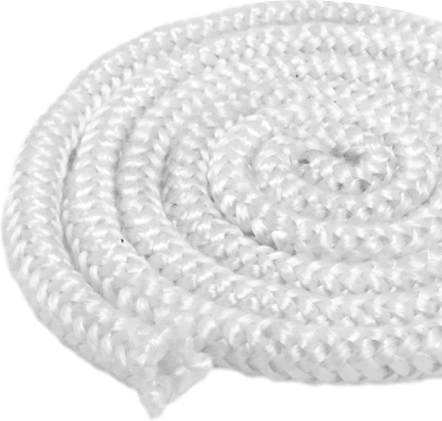 Qianly Fireplace Seal Rope Cord Fireplaces Fibreglass Rope Replacement Door Gasket 1Pcs, 14Mmx3M