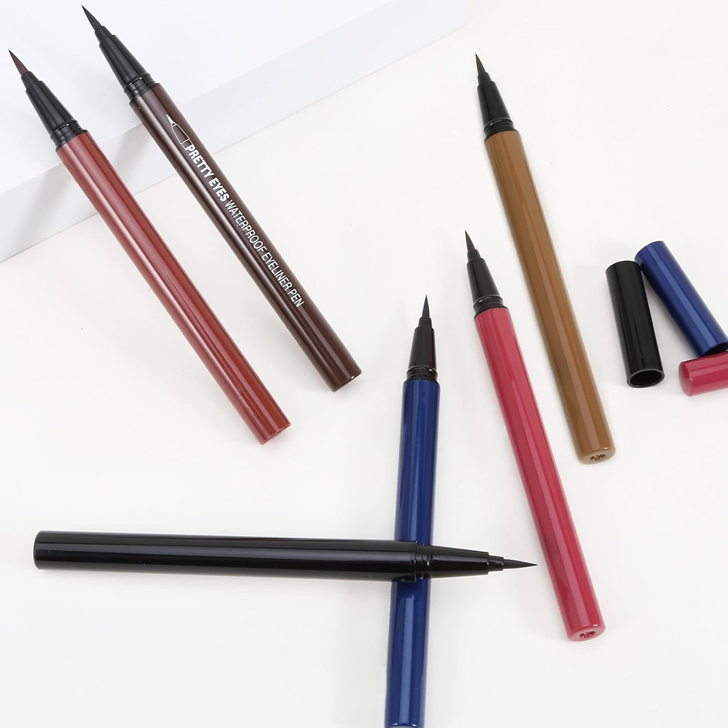 Boobeen Liquid Eyeliner Pen, Matte Eye Liner with Precision Tip, Long Lasting Eyeliner Pencil for Bold Eye Makeup, Glides on Smoothly - 02 image number 2