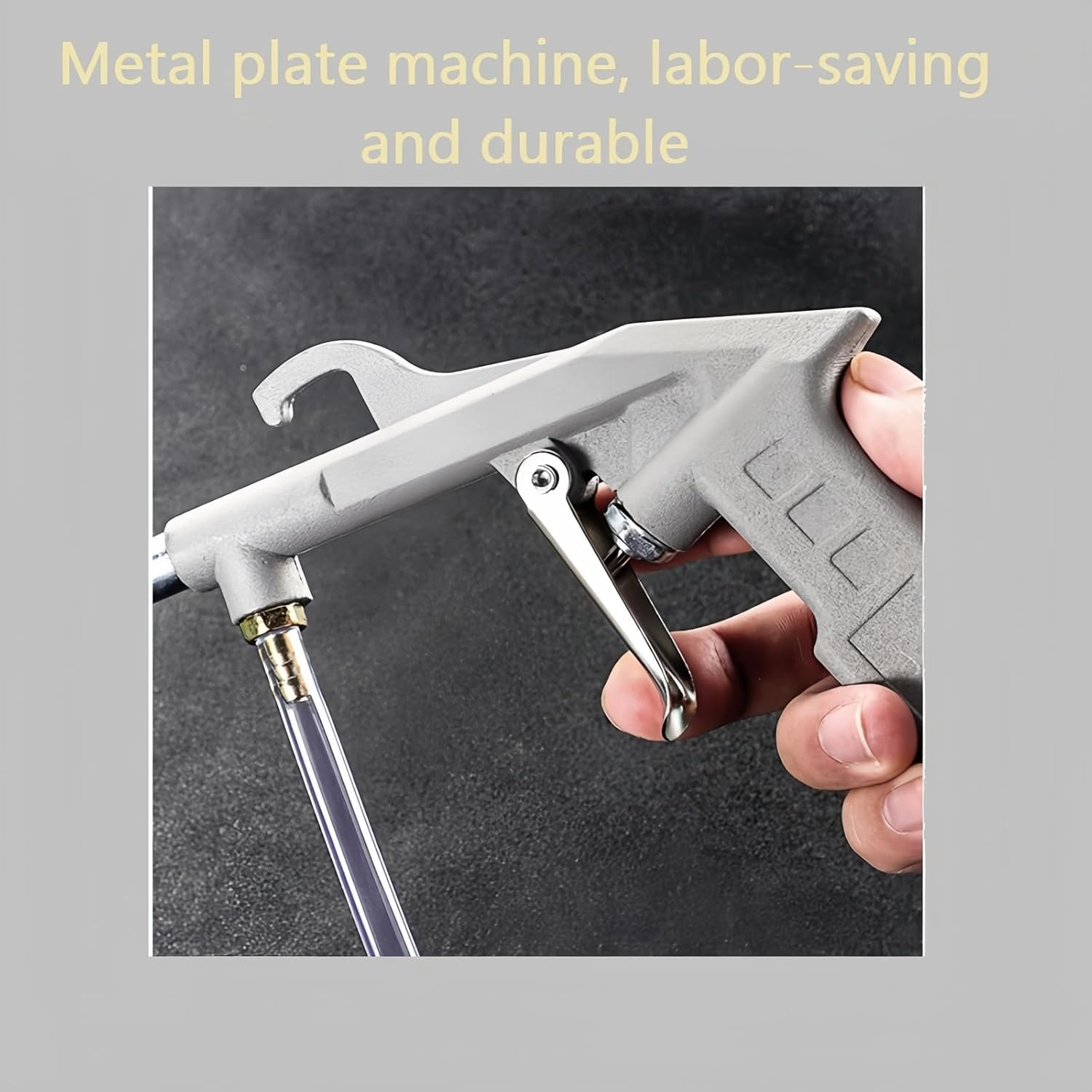 Grey High-Pressure Air Power Engine Cleaner Gun Wash Sprayer Tool with Hose