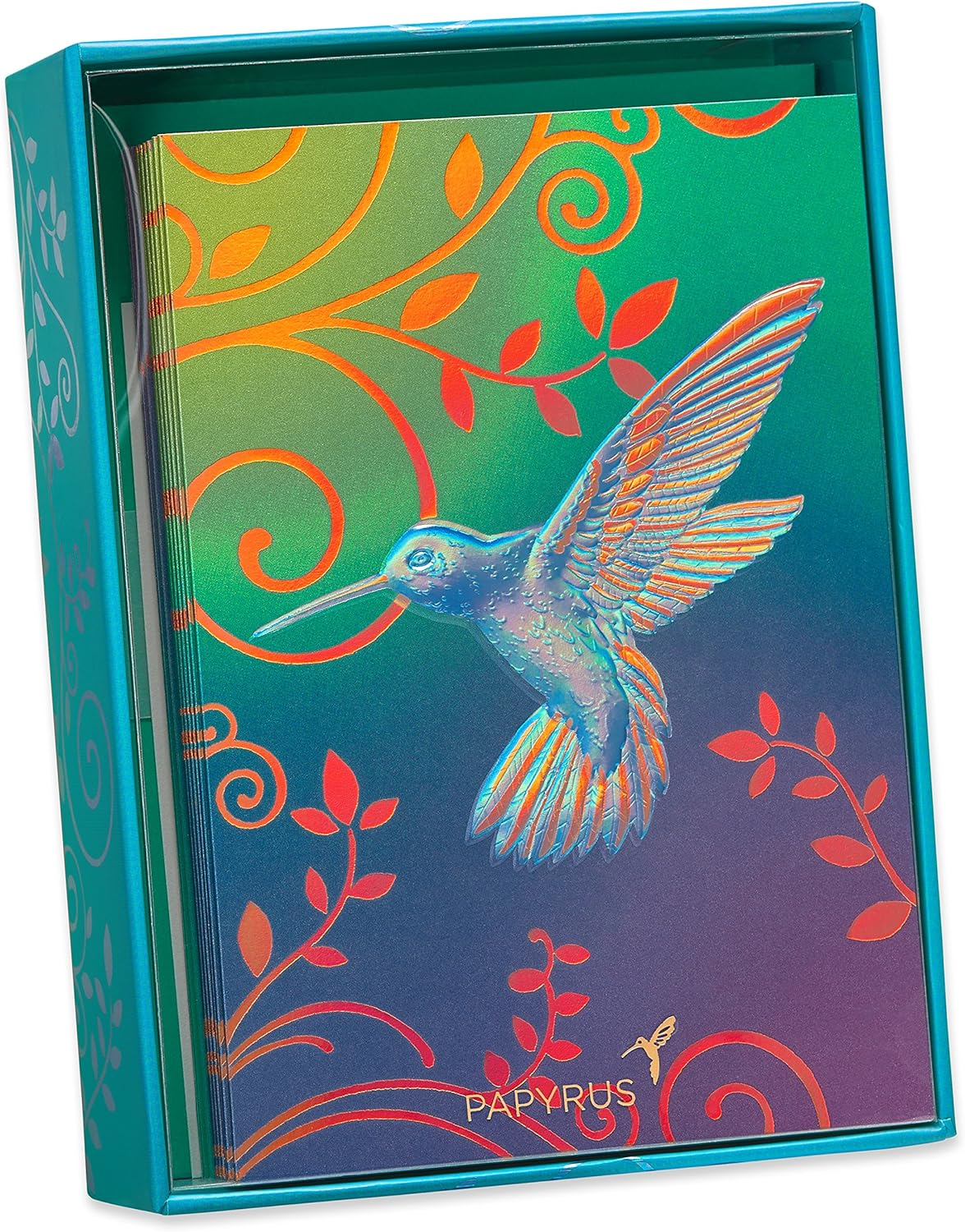 Papyrus Blank Cards with Envelopes, Hummingbird (12-Count) - Hummingbird image number 6