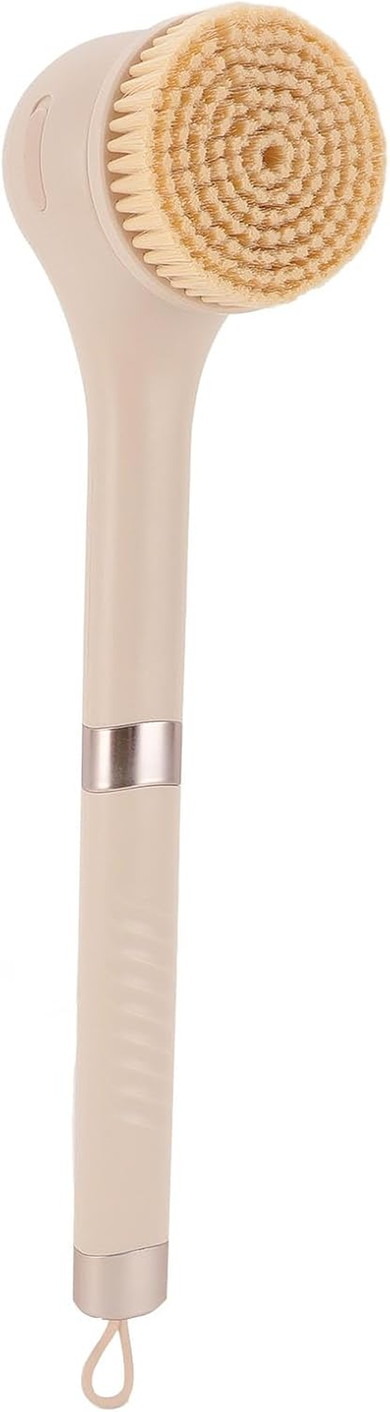 Pyhodi Electric Body Brush, 6 Brush Heads 3 Speeds Detachable Handle IPX6 Rechargeable Shower Back Scrubber for Sensitive, Normal, and Oily Skin Types with 360&deg; Rotation and 60 Minutes (Yellow)