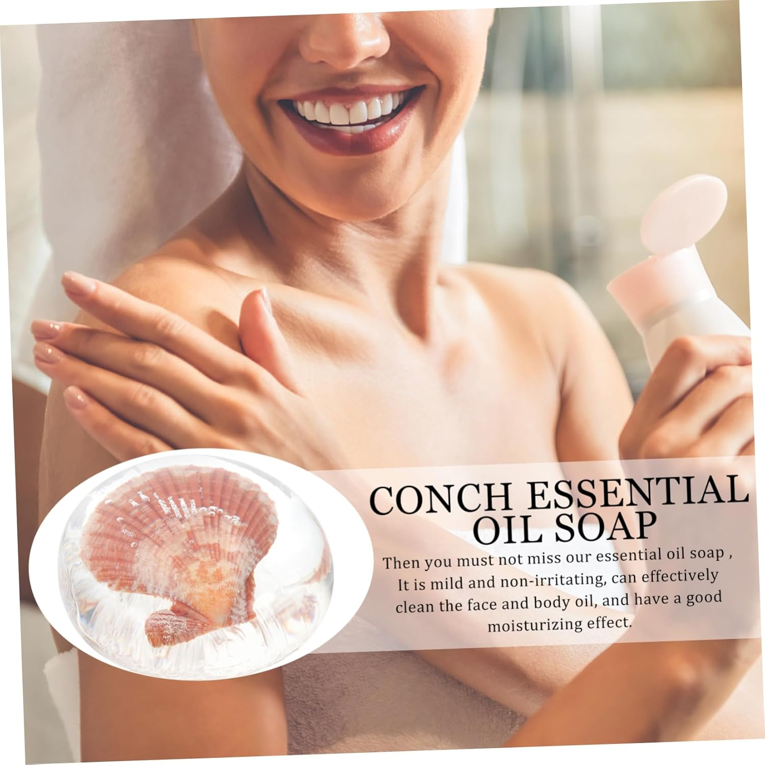 FOMIYES 1Pc Acid Soap for Gentle Face Washing and Bathing for Skin Types Nourishing Essential Oil Formula Compact and Travel-Friendly image number 1