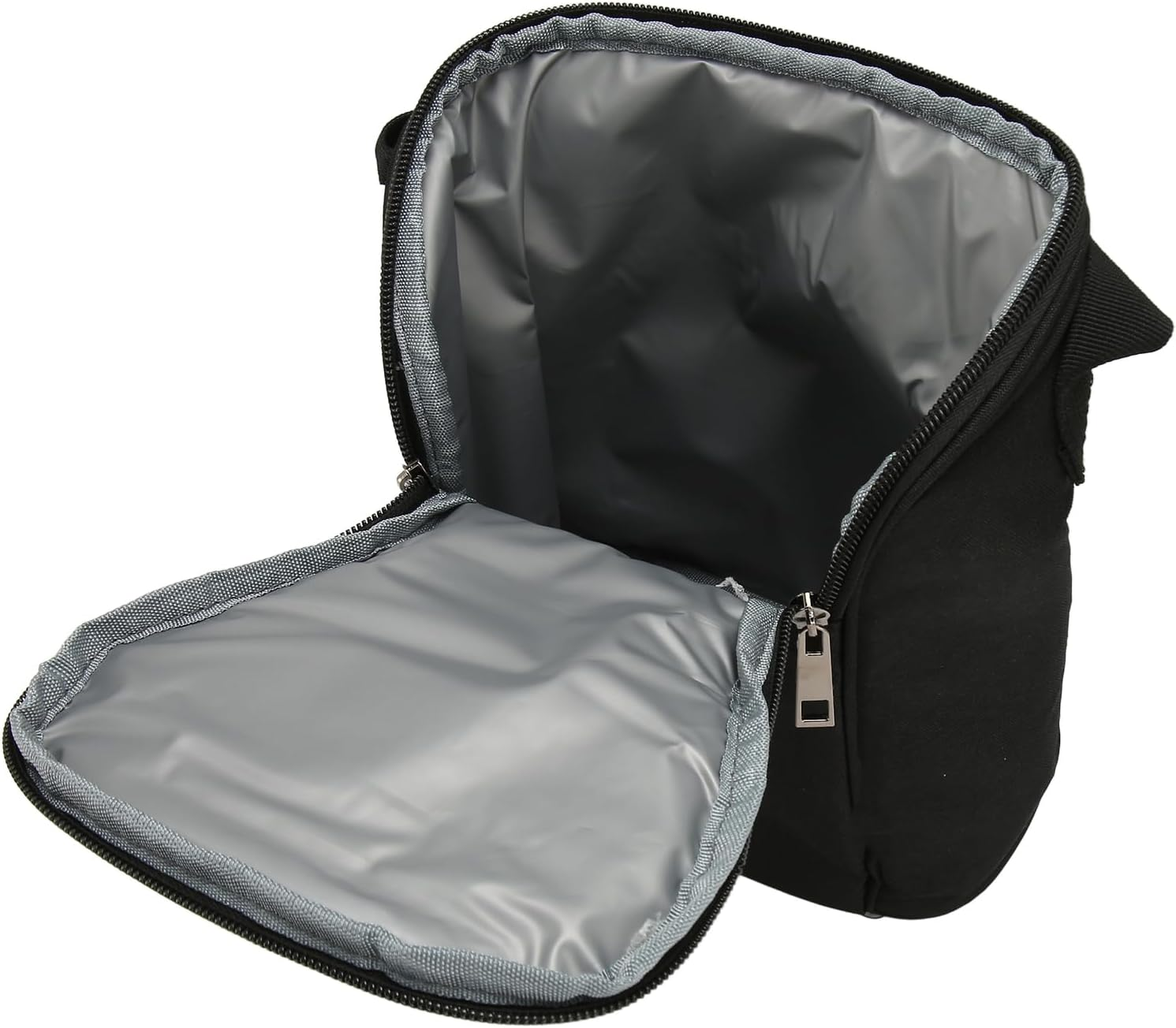 Baby Bottle Bag, Leakage Proof Keep Cooler Waterproof Black Baby Milk Bottle Bag Detachable Hook for Home image number 2