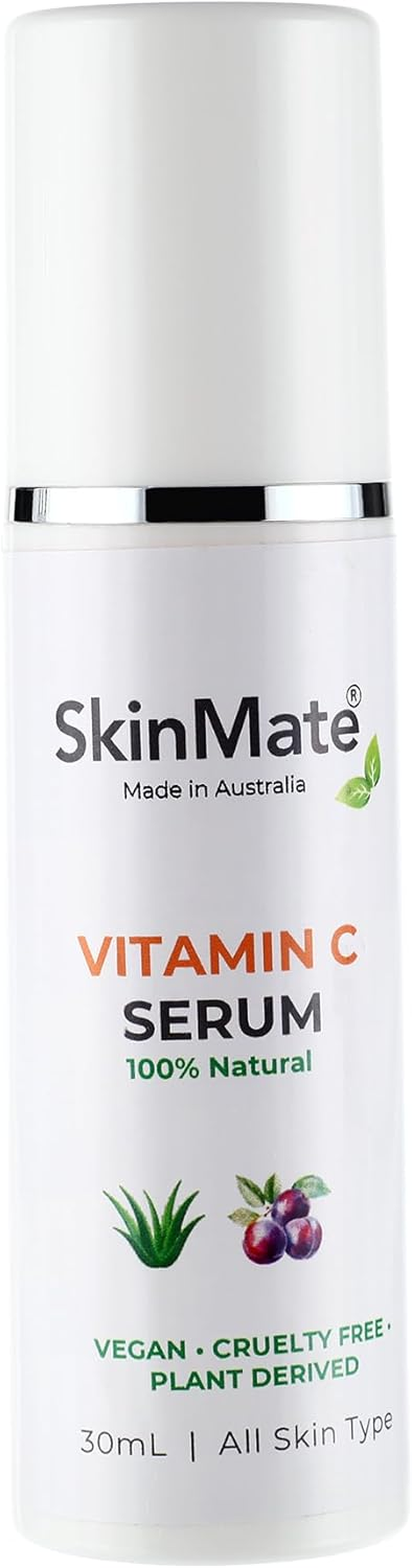Skinmate Vitamin C Serum, 100% Natural, Vegan, Plant Derived, 30Ml, All Skin Types, Made in Australia image number 3