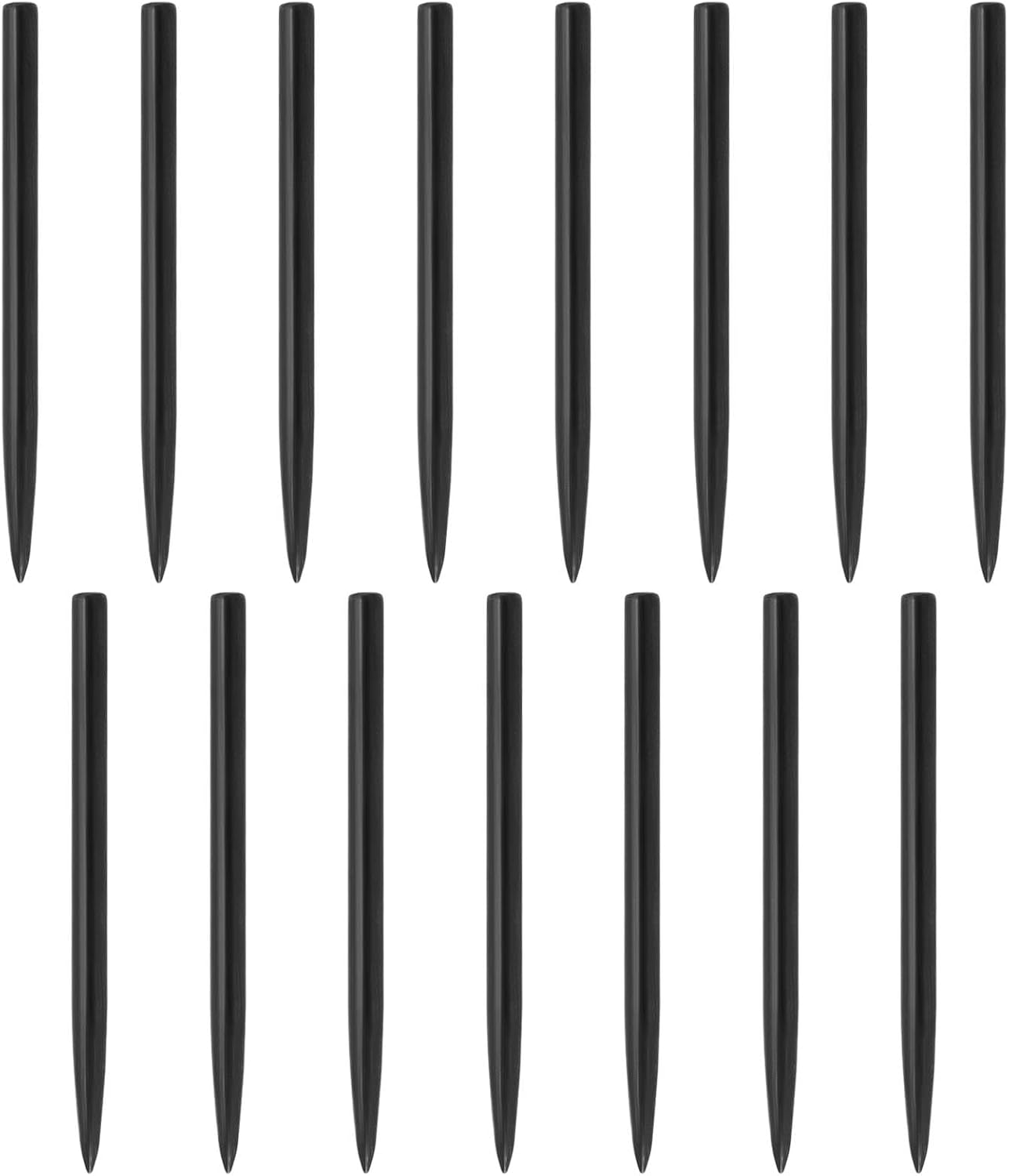 Emsea 15Pcs Dart Tips 2.3Mm Dart Spare Points Nickel-Plated Iron Replacement Smooth Tips Metal Dart Points for Glide Spare Dart Points Black image number 4