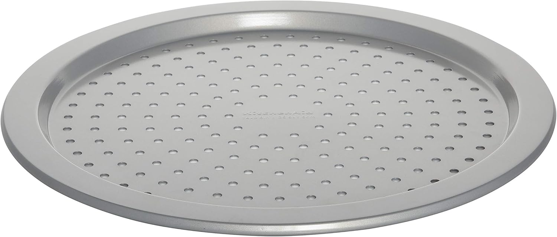 Kitchenaid Nonstick Aluminized Steel Pizza Crisper, 14-Inch, Silver image number 1