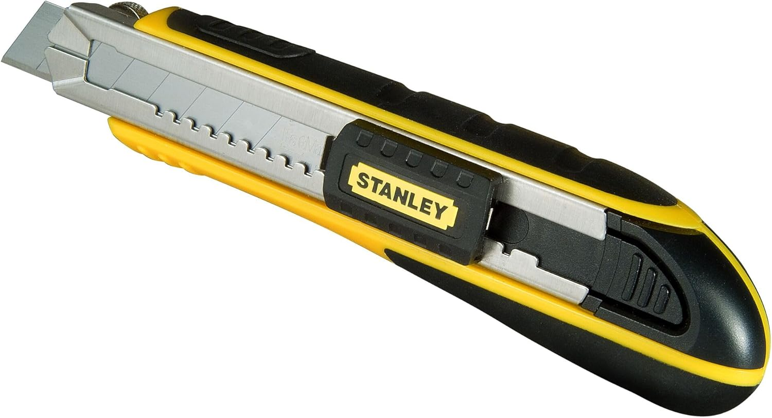 Stanley 0-10-481 Snap off Knife with Magazine, Silver/Yellow image number 2