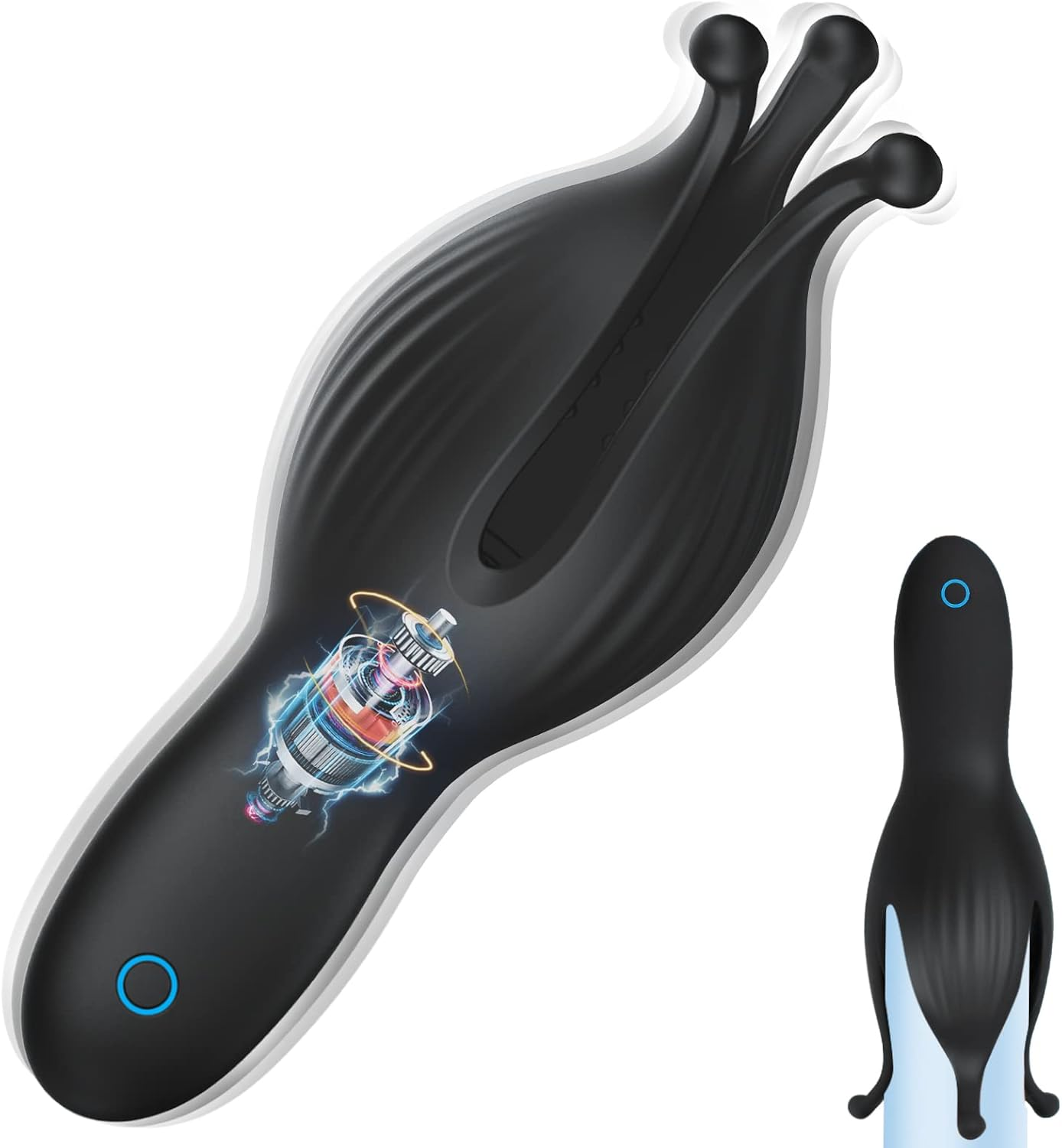 Vibrating Male Masturbators, Hands-Free Male Vibrator Sex Toys for Man image number 2