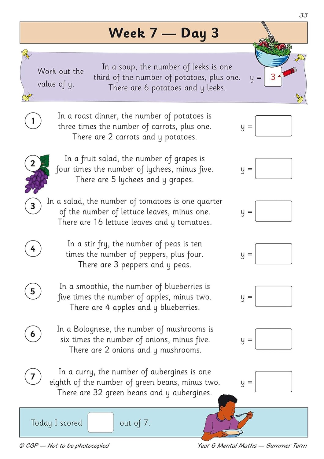 KS2 Mental Maths Year 6 Daily Practice Book: Summer Term image number 3