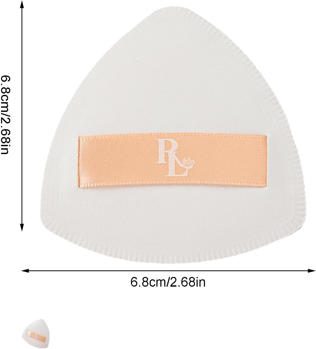 Makeup Puff - Triangle Powder Puff | Wet