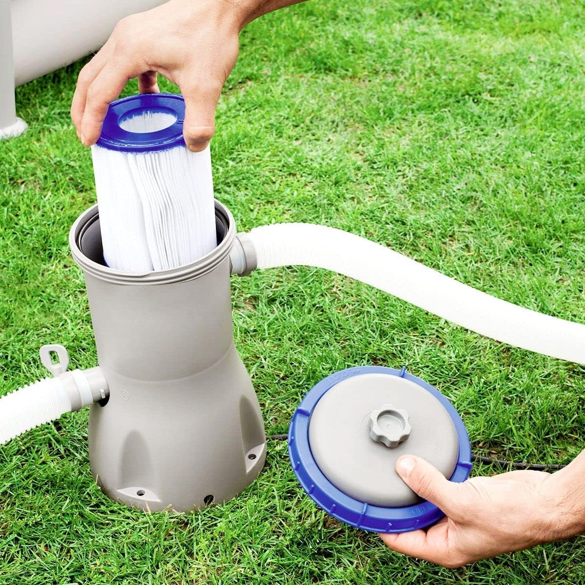 OGL above Ground Swimming Pool Filter Pump for 15Ft-18Ft Fnflatable Frame Pool - Type 2 image number 6