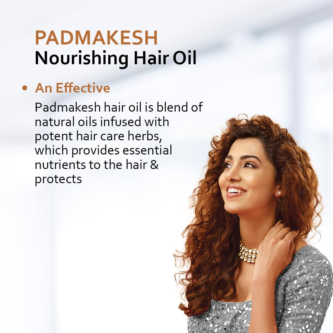 Bio Resurge Life Ayurvedic Padmakesh Nourishing Hair Oil with Natural Herbs Extracts, Controls Hair Fall, Fights Dandruff, Ayurvedic Nourishment for Hair (100 Ml) image number 2