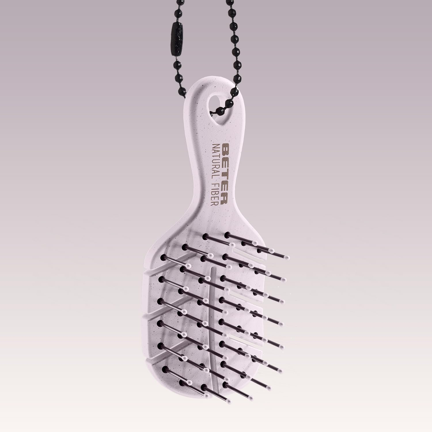 Beter - Natural Fiber Skeleton Anti-Pull Hairbrush + Charm Mini, Detangling, Anti-Tangle and Anti-Breakage, Eco-Friendly image number 6