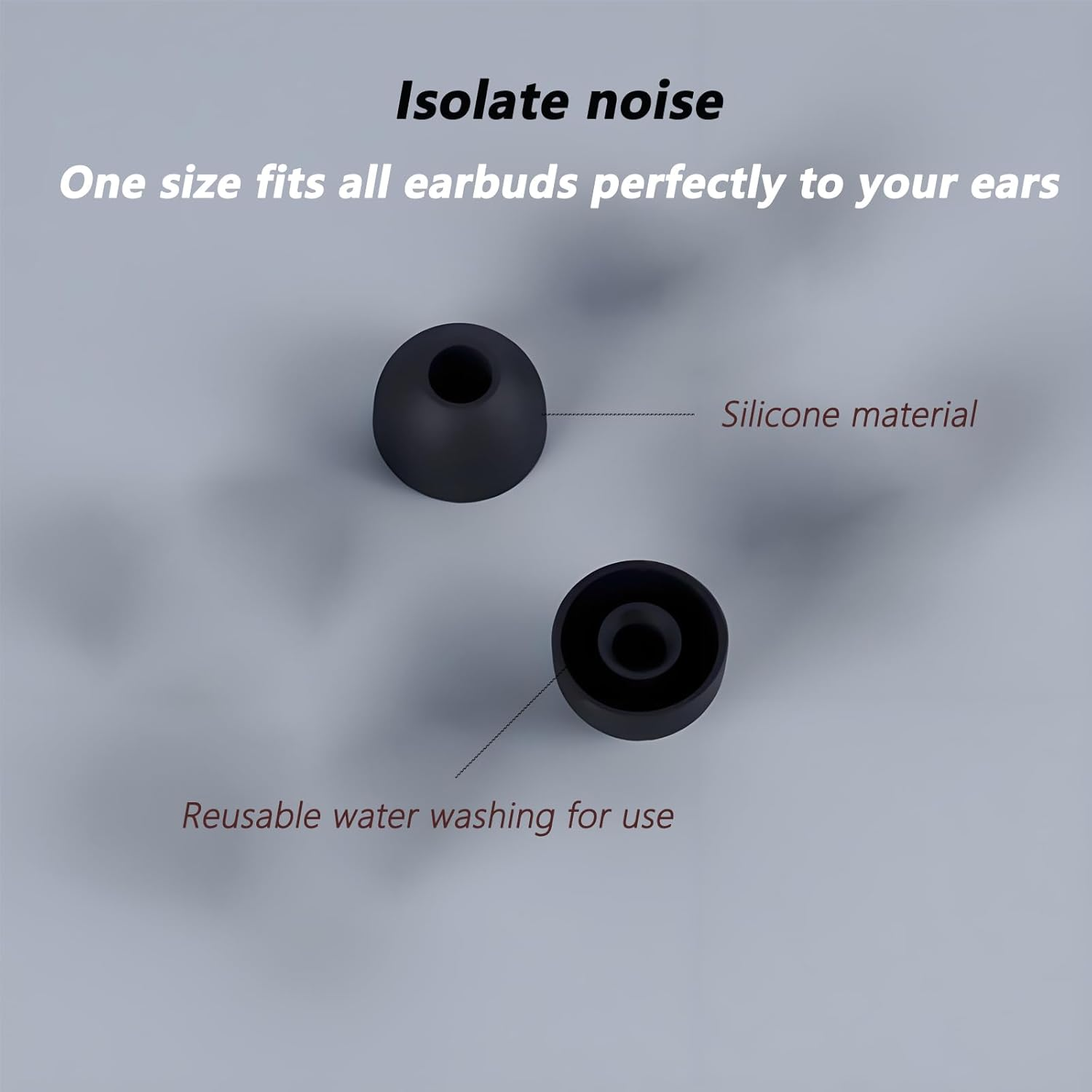 Ear Plugs, Ultra-Comfy Reusable Noise Cancellation Loop Ear Plugs for Sleeping, Deep Focus, Noise Sensitivity | Customizable Fit | 24Db (SNR) Noise Cancelling Earbuds for Sleeping,Earplus