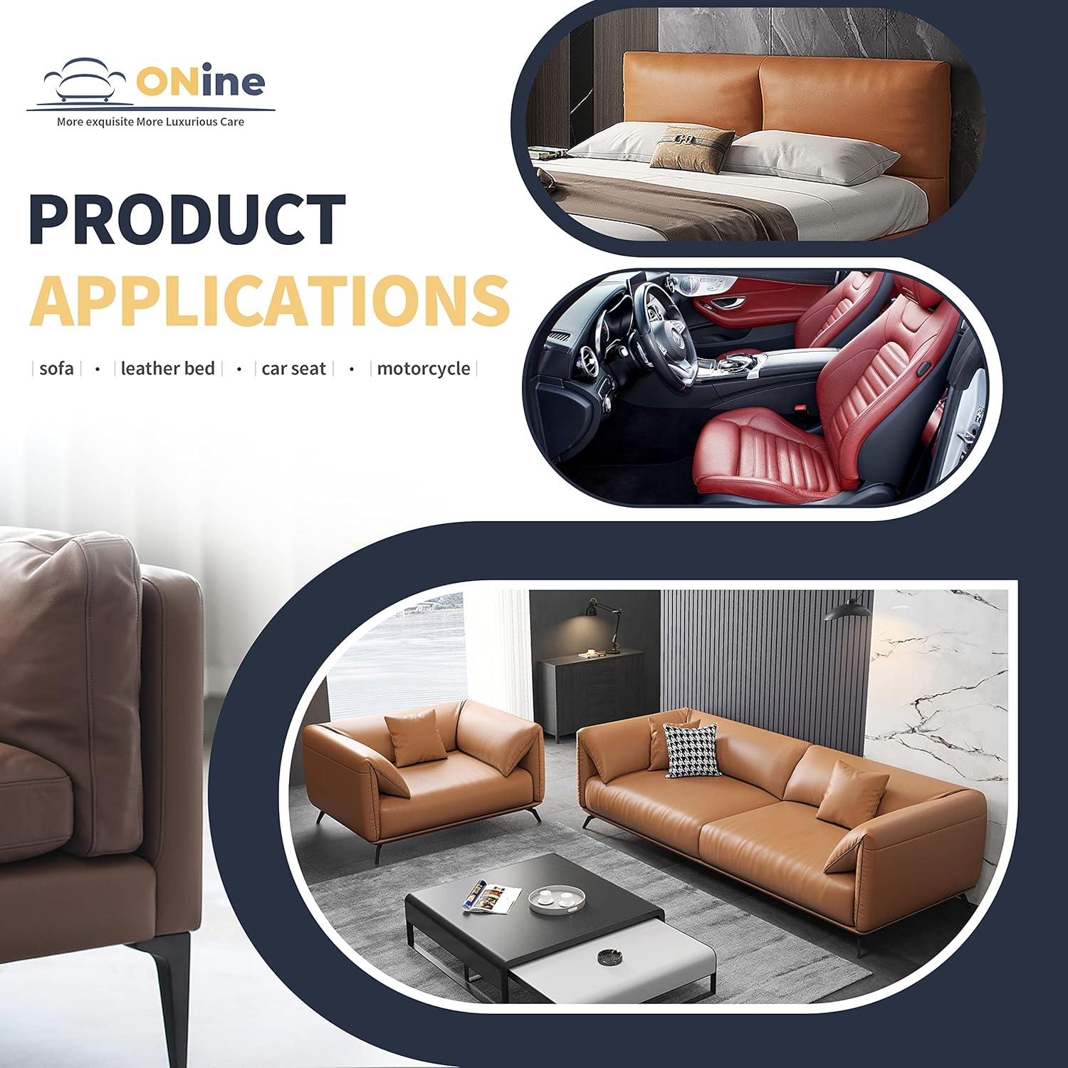 Leather Repair Patch，Leather Repair Tape, 12 X 48 Inches Leather Repair Patch for Furniture,Vinyl Repair Kit，Leather Couch Patch，For Sofas, Furniture, Car Seats, Office Chairs(Black) image number 4