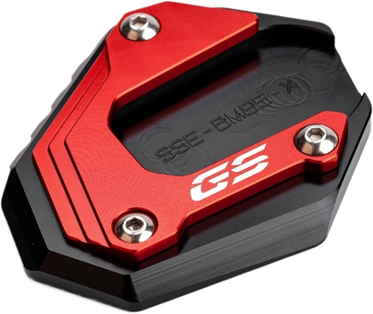 Jiningxinxin F850GS F750GS F800GS F900GS ADV Kickstand Motorcycle Side Stand Extension for GS Adventure(Red-Gs) image number 2