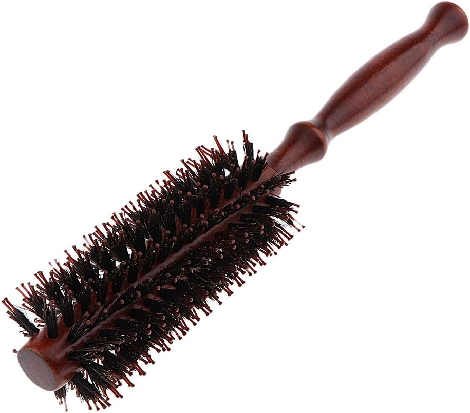 Anti-Static round Hairbrush Hair Curling Styling Blow Dry Rolled Brush Comb M image number 4