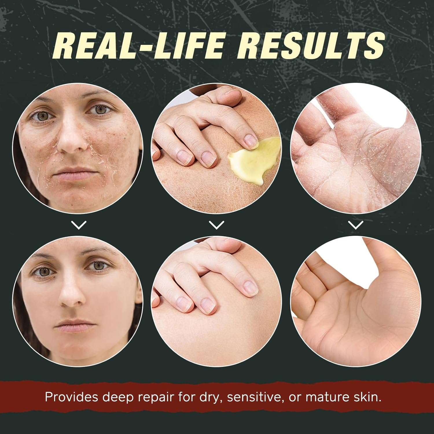 Beef Tallow and Honey Balm for Skin- Organic Grass-Fed Whipped Tallow, Castor Oil, and Frankincense Oil Skin Balm - Deeply Moisturizing for Face & Body - Natural Skincare for Soft, 4Oz. image number 3