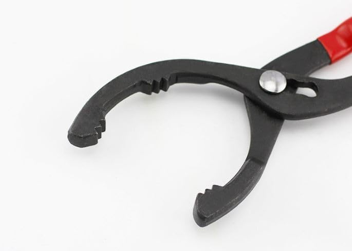 SOVYOULIVE Pro-Grade 12 Oil Filter Wrench Plier - Multi-Grip Jaw (Heavy Duty Forged Steel Tool for Stubborn Automotive & Machinery Filters） image number 4