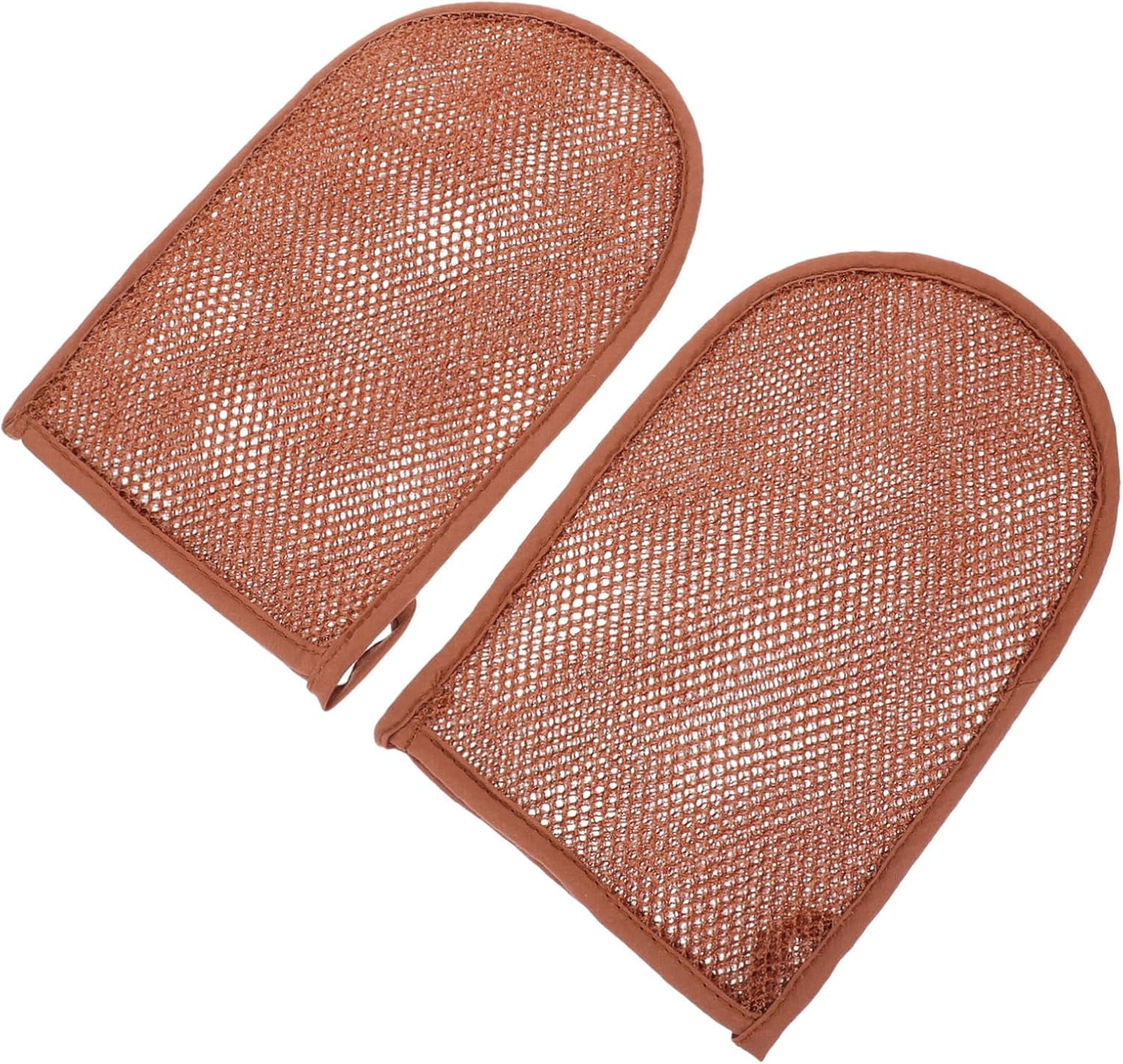 LIFKOME 2Pcs Exfoliating Gloves for Shower Scrubber Mitts Deep Exfoliating Mittens for Body Care Comfortable Bathing Suitable for Home Travel Use image number 5