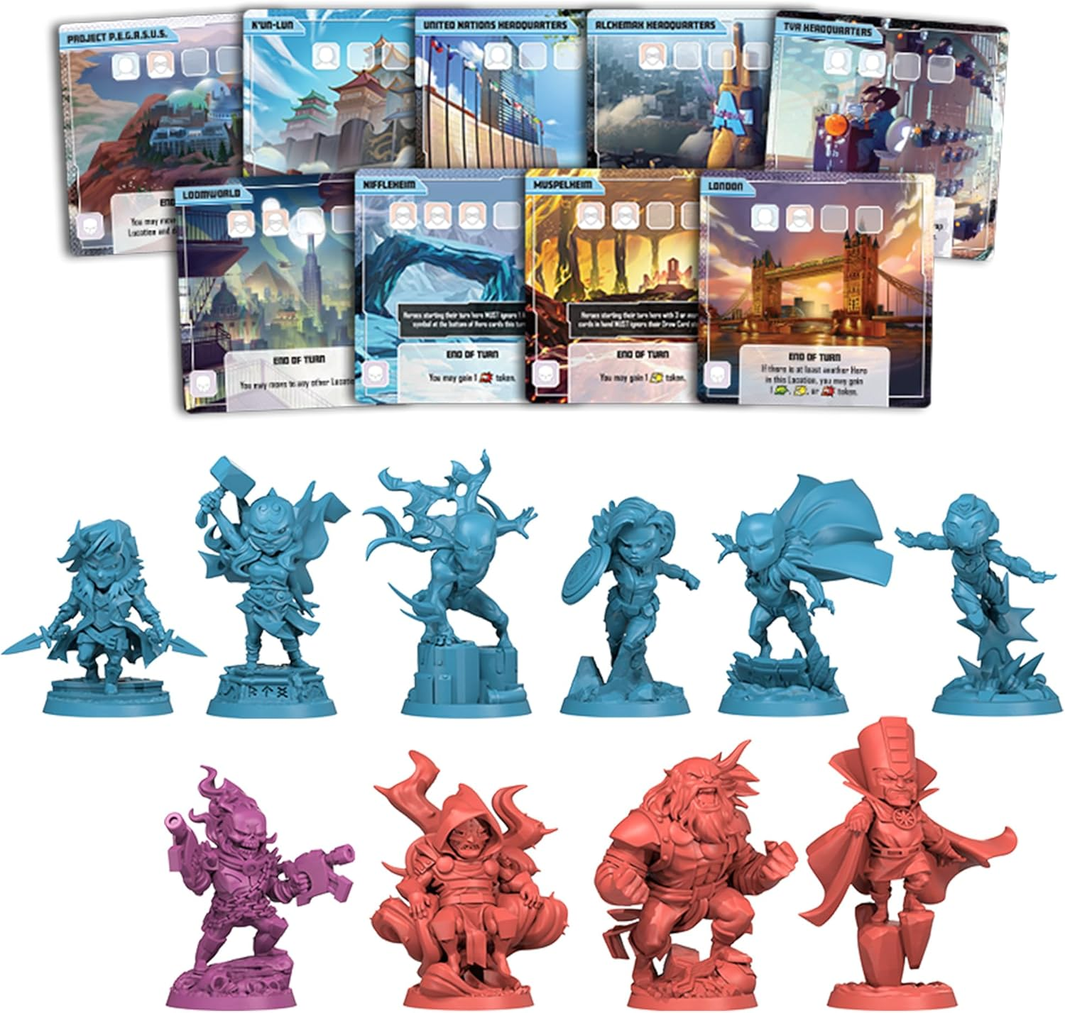 CMON Marvel United Multiverse Core Box Board Game for 6 Players image number 1